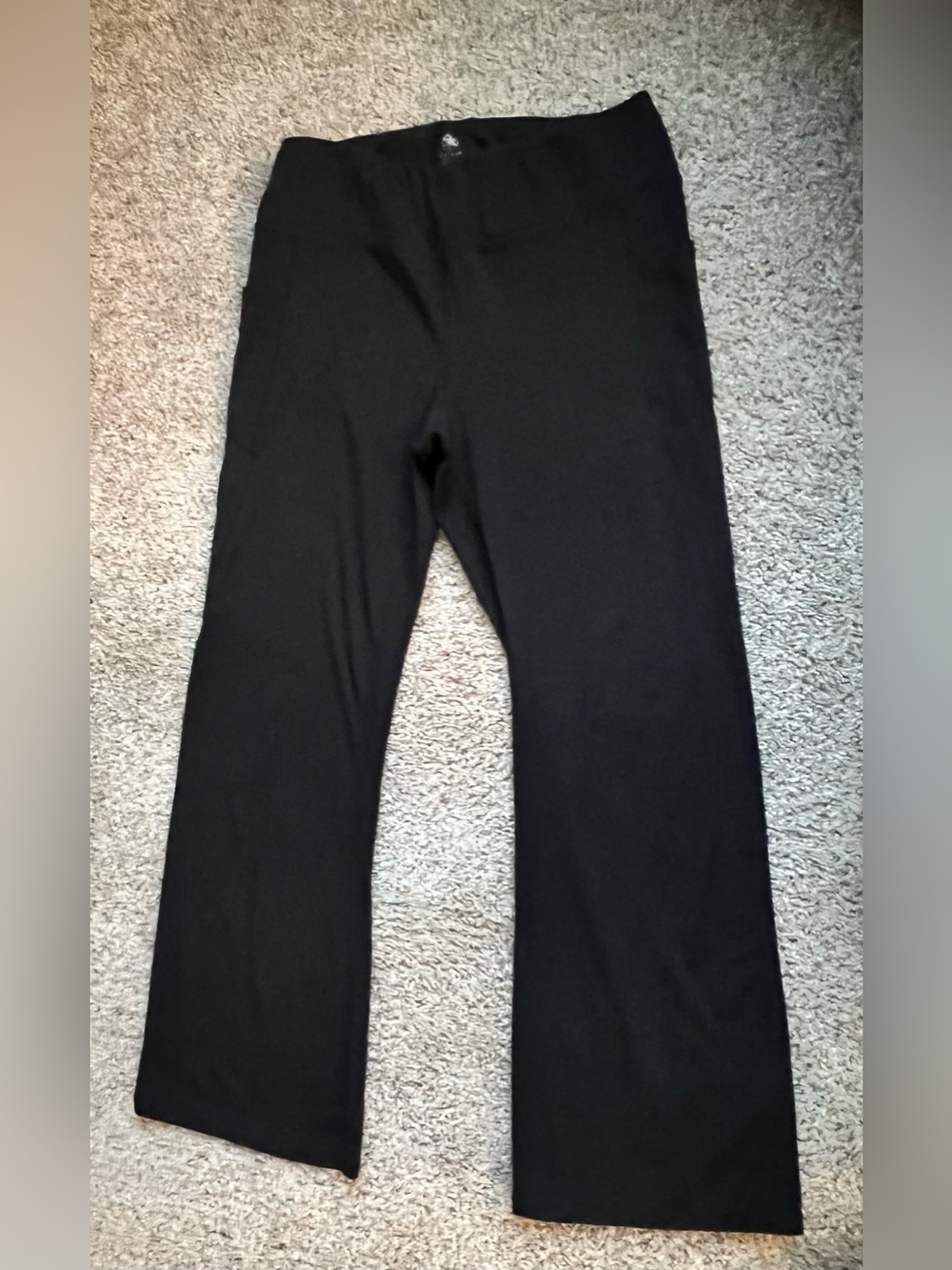 GAIAM Black flare leggings